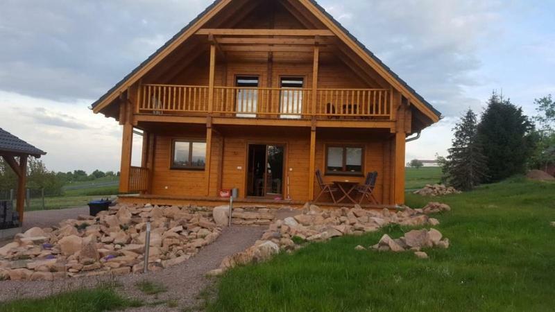 Holzblockhaus Magdalena Villa Altenberg  Dış mekan fotoğraf